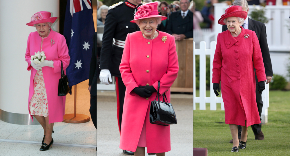 Почему королева Елизавета носит неоновые наряды