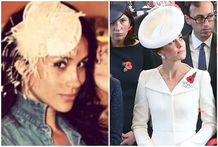 meghan markle and kate middleton headpieces