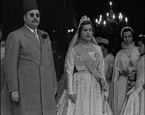 Королева Нариман с мужем королем Фаруком