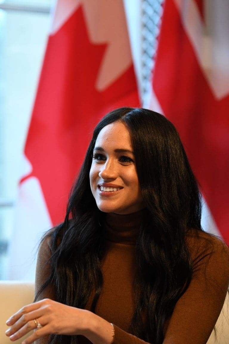 meghan duchess of sussex gestures during her visit with news photo 1578416799