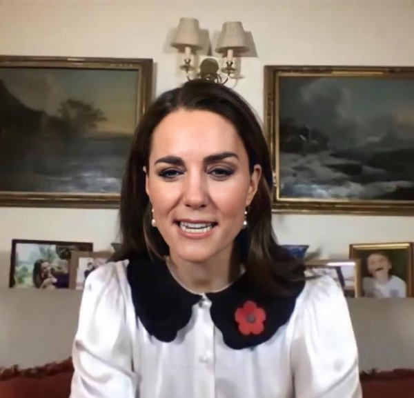 Кейт Миддлтон работает из дома: герцогиня провела онлайн-встречу с семьями погибших военных 